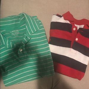 Childrens place Little boys polo bundle sz7/8